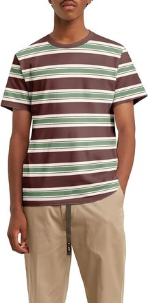 Generic Mens Striped T-Shirt Multipack Short Sleeve Cotton Casual Summer Lightweight Crew Neck Everyday Essential Casual Tee-1