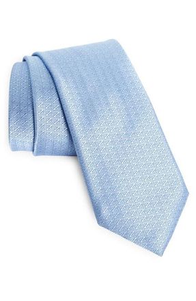 Ermenegildo Zegna Silk Jacquard Tie in Light Blue at Nordstrom