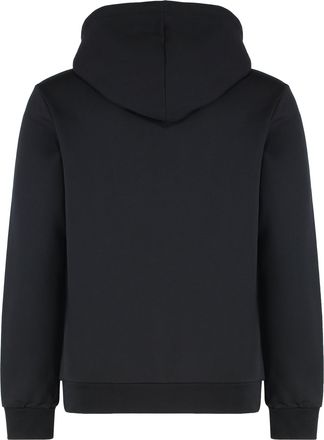 A.P.C. Mens Cotton Hoodie Black-White Jumpers Black/white Sweater