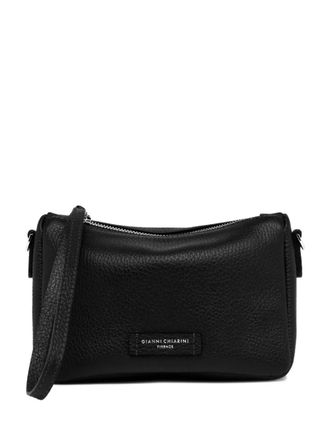 Gianni Chiarini leather zip-top clutch bag - women - Calf Leather - OS - Black