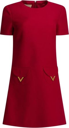 Valentino Short Dresses, female, Red, Size: 2XS Womens Dresses Clothing Red Ss26