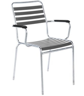 Schubiger M&ouml;bel L&auml;ttlistuhl Rigi mit Armlehnen