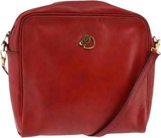 Herm&egrave;s Pre-owned Vintage leren schoudertas - Dames - Vintage Schoudertas - Rood - ONE Size - Leer - Vintage