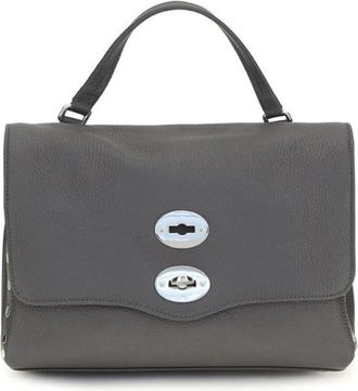 Zanellato Leren Handtas met Handvat - Dames - Handtassen - Grijs - ONE Size - Leer - Tassen