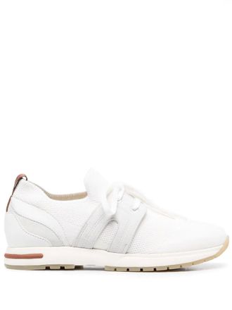 Loro Piana lace-up low-top sneakers - White