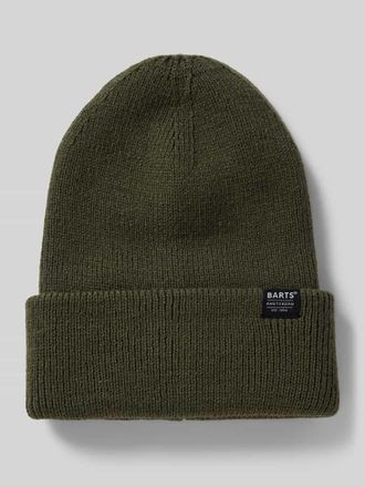 Barts Mütze mit Umschlag und Label-Detail Modell KINABALU in Oliv, Größe 1