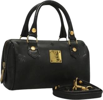 MCM Pre-owned Handbags, female, Black, Size: ONE SIZE Pre-owned Hand Bag