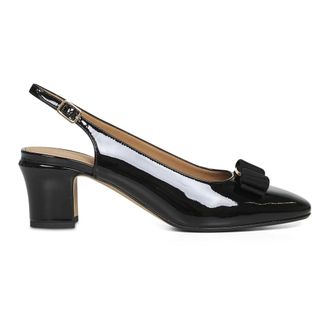 Ferragamo Pumps, female, Black, Size: 10 1/2 US Vara Pump