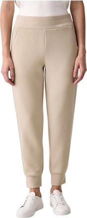 Guess Pantalones New Victoire Scuba - Trousers - Mujer - Beige - 2XL