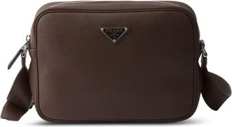 Prada Grained Leather Shoulder Bags