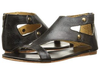 Bed Stü Soto Womens Sandals Black Rustic : 6.5 M, Leather