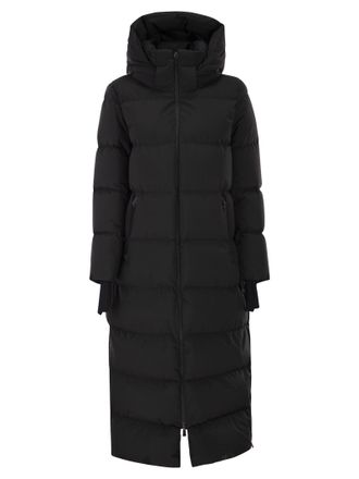 Herno Long Down Jacket In Gore Tex Technical Fabric
