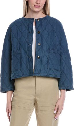 Color Block Quilted Jacket
