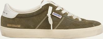Golden Goose Soul Star Suede Low-Top Sneakers