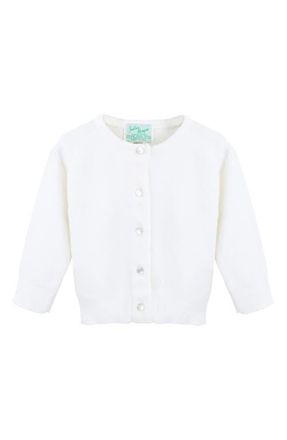 Carriage Boutique Julius Berger Cardigan in White at Nordstrom, Size 12M