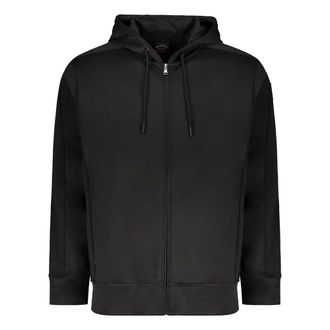Paul & Shark Paul & Shark, Zip-throughs, male, Black, Size: XL Hooded Sweatshirt