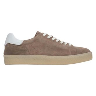 Estro & Luminara Sneakers, male, Brown, Size: 11 US Mens Brown Sneakers made of Genuine Velour Estro Er00117597