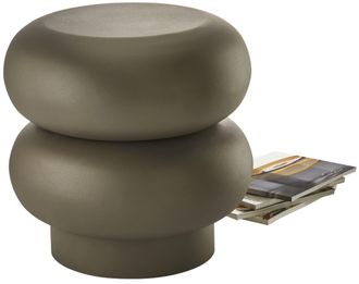 Philippi Design Hocker Charly, Greige matt