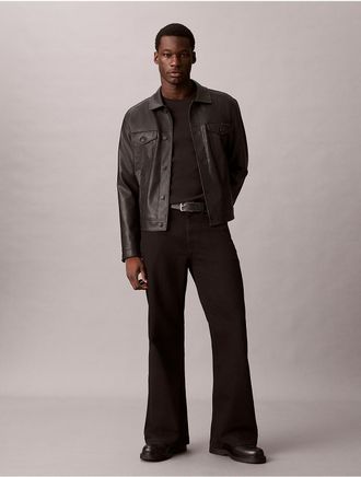 Calvin Klein Jeans Calvin Klein Mens Flare Jeans - Black - 30W x 32L
