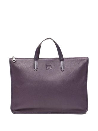 Loewe Business zip tote bag - Purple