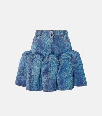 Area Minigonna con stampa e decorazioni