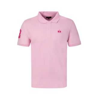 La Martina Heren, Tops, Roze, Maat: 2XL Katoen