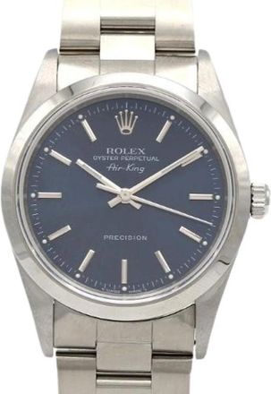 Rolex Pre-owned Air King Automatico in Acciaio Inox - - Pre-owned - Donna - Blu - ONE SIZE