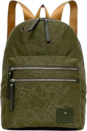 Vivienne Westwood Green Khaki Nylon Backpack (Pre-Owned)