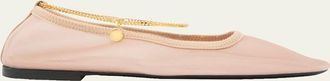 Stella McCartney Mesh Anklet Ballerina Flats