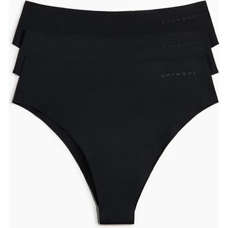 H&M 3-pack Sports Brazilian Briefs With Drymove in Black at Nordstrom, Size X-Large