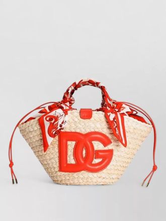 Dolce & Gabbana beach bag nylon blend top handles