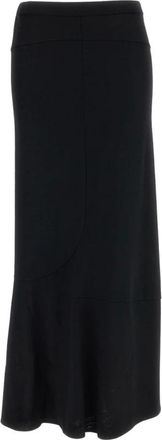 Junya Watanabe Gonna in lana a balze - - Skirts - Donna - Nero - M