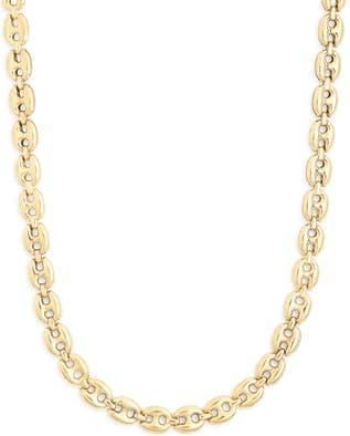 Meshmerise Diamond Chain Link Necklace - 0.2ct. in Yellow Gold at Nordstrom Rack