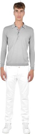 low brand Mens Knit Sweater Grey