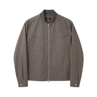 low brand Bomber Jackets, male, Gray, Size: L Zip Jacket S156 Fly