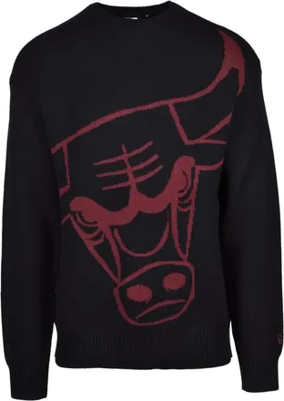 New Era Truien & Vesten, Heren, Zwart, M, Polyester, Maglione Girocollo