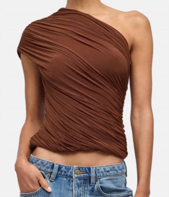 Ronny Kobo Camina Top In Soft Silt