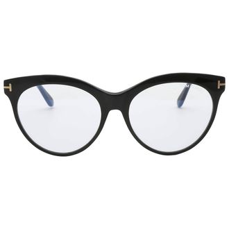 Tom Ford Blue Light Block Cat Eye Ladies Eyeglasses FT5827-B 001 55