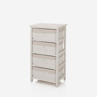 Aquadesign Comodino Salvaspazio In Legno Con 4 Cassetti Mavion 4