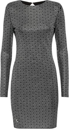 Philipp Plein Avondjurk - Dames - Feestkleedjes - Grijs - XS - Kleedjes
