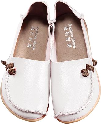 Generic Womens Trainers, White, Elegant, Wide Cut, Low Shoes, Womens Blue Leather Casual Shoes, Lightweight Trainers, Breathable Indoor Shoes, Elegant Womens 