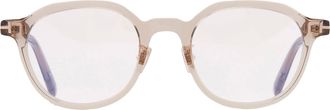 Tom Ford Blue Light Block Oval Mens Eyeglasses FT6011-K-B 045 51