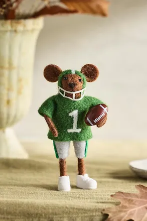 Terrain Football Mouse Felt Critter