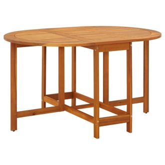 vidaXL Tavolo Da Giardino 130x90x72 Cm In Legno Massello Di Acacia - Vidaxl