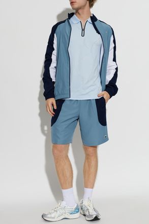 Lacoste Polo Shirt With Logo Patch, Mens, Blue