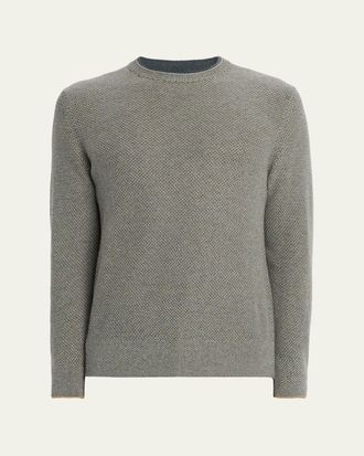 Loro Piana Mens Cashmere Girocollo City Crewneck Sweater