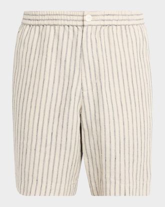 Vince Men & apos;s Ballstone Stripe Hemp Shorts
