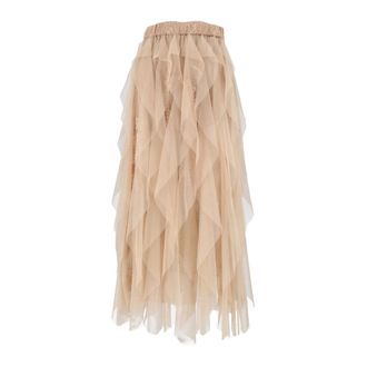 Ermanno Scervino Gonna Lunga - - Skirts - Donna - Marrone - S