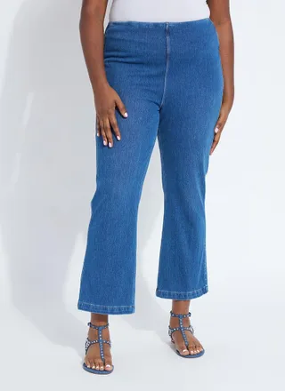 Lyss&eacute; Ankle Denim Baby Bootcut (Curvy, 27 Inseam)