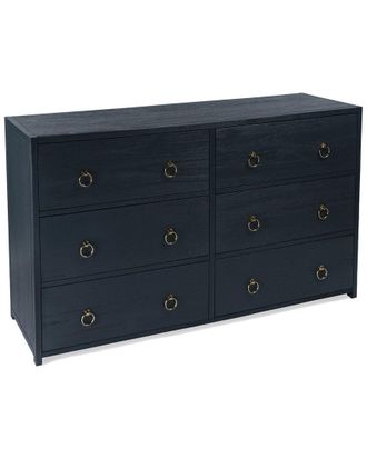 Butler Specialty Company Lark 6 Drawer Navy Dresser